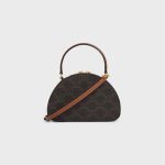 HALF MOON CASE TRIOMPHE CANVAS TAN - Image 3